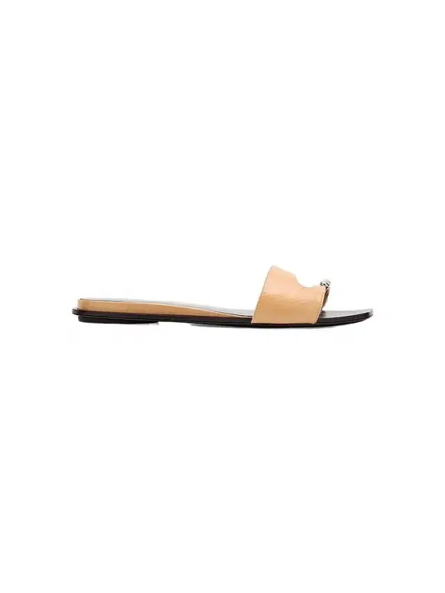 Tory Burch Women's Pierced Leather Flat Sandals - Tan