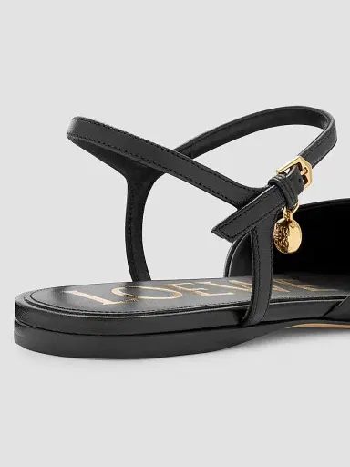 Loewe Women's Toy Leather Ballerina Flats - Black - Size 10 | Thumbnail 4 Loewe Women's Toy Leather Ballerina Flats - Black - Size 10 | Thumbnail 4