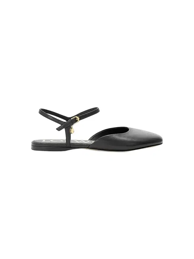 LOEWE Women's Toy Leather Ballerina Flats - Black