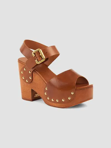 Chloé Women's Jeannette 60MM Leather Platform Sandals - Brown | Thumbnail 3 Chloé Women's Jeannette 60MM Leather Platform Sandals - Brown | Thumbnail 3