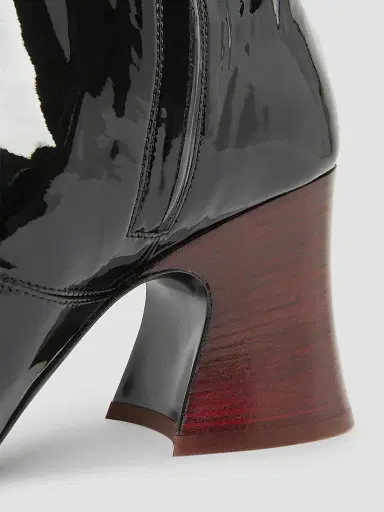 Chloé Women's Janis 80MM Patent Leather Over-The-Knee Boots - Black | Thumbnail 4 Chloé Women's Janis 80MM Patent Leather Over-The-Knee Boots - Black | Thumbnail 4