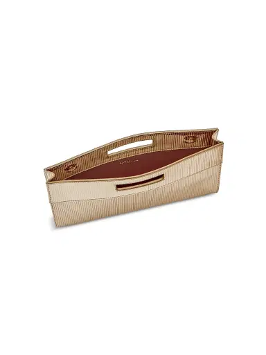 GiGi New York Women's Remy Clutch - Gold Metallic | Thumbnail 3 GiGi New York Women's Remy Clutch - Gold Metallic | Thumbnail 3