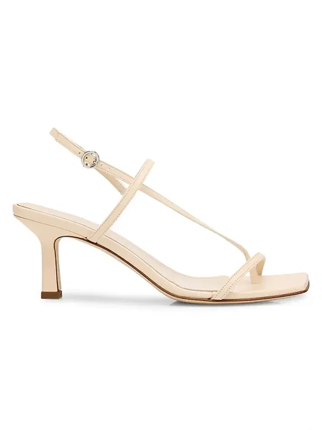 Aeyde Women's Elise 65MM Leather Sandals - Cream