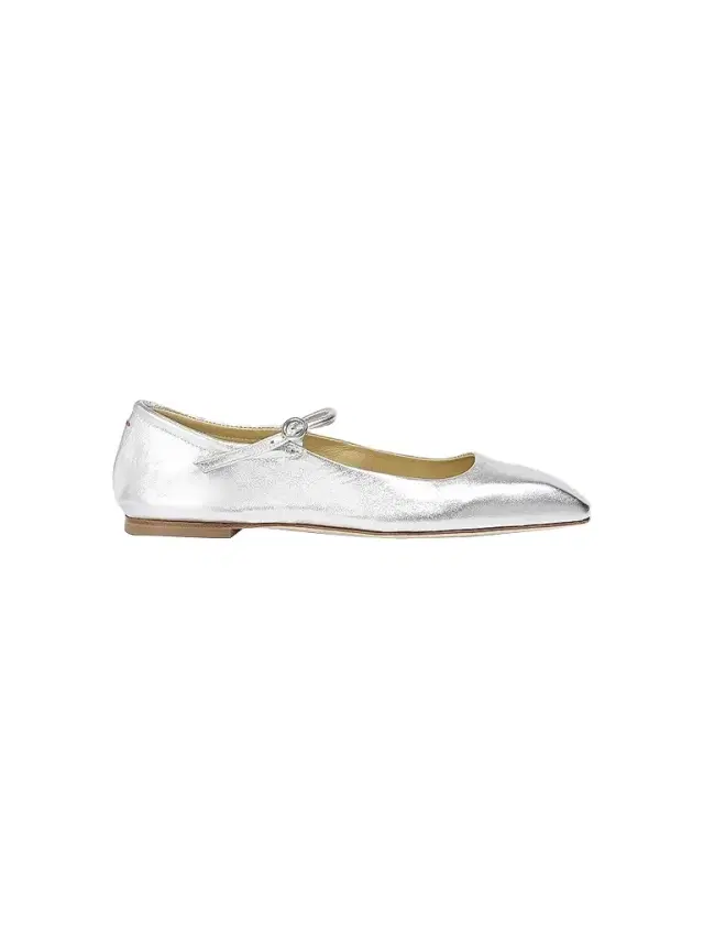 Aeyde Women's Uma Metallic Mary Jane Ballerina Flats - Silver