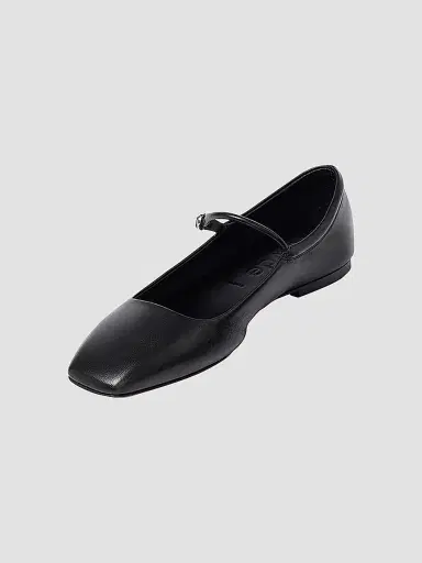 aeyde Women's Uma Leather Mary Jane Ballerina Flats - Black - Size 10 | Thumbnail 3