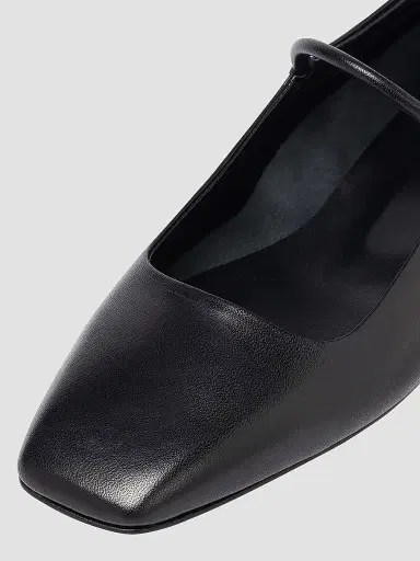 aeyde Women's Uma Leather Mary Jane Ballerina Flats - Black - Size 10 | Thumbnail 4