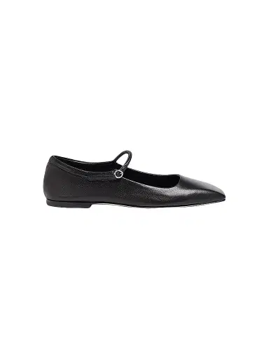 aeyde Women's Uma Leather Mary Jane Ballerina Flats - Black - Size 10 | Thumbnail 1