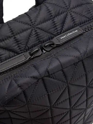 Vee Collective Women's Quilted Backpack - Black | Thumbnail 6 Vee Collective Women's Quilted Backpack - Black | Thumbnail 6