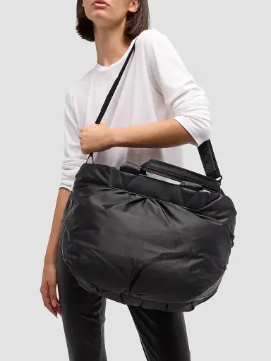 Vee Collective Women's Medium Caba Ruched Tote Bag | Thumbnail 2 Vee Collective Women's Medium Caba Ruched Tote Bag | Thumbnail 2