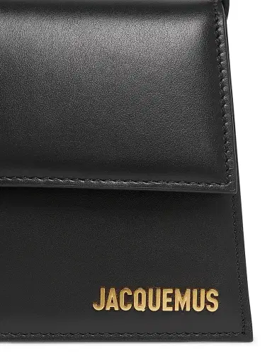Jacquemus Women's Le Bambino Logo Leather Shoulder Bag - Black | Thumbnail 5 Jacquemus Women's Le Bambino Logo Leather Shoulder Bag - Black | Thumbnail 5