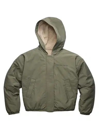 Canada Goose Women's Alberni Reversible Fleece Bomber Jacket - Light Tan Smokey Sage - Size XS | Thumbnail 3 Canada Goose Women's Alberni Reversible Fleece Bomber Jacket - Light Tan Smokey Sage - Size XS | Thumbnail 3