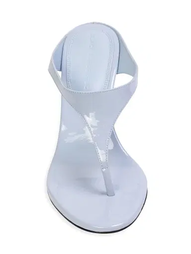 Black Suede Studio Women's Laurel 65MM Patent Mules - Sky Blue Patent Leather - Size 11 | Thumbnail 3 Black Suede Studio Women's Laurel 65MM Patent Mules - Sky Blue Patent Leather - Size 11 | Thumbnail 3