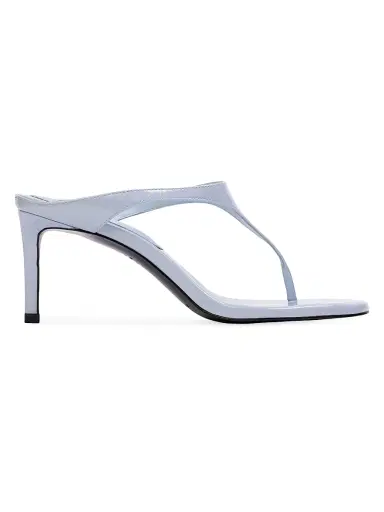 Black Suede Studio Women's Laurel 65MM Patent Mules - Sky Blue Patent Leather - Size 11 | Thumbnail 1 Black Suede Studio Women's Laurel 65MM Patent Mules - Sky Blue Patent Leather - Size 11 | Thumbnail 1