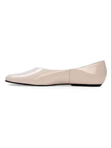 Black Suede Studio Women's Ezra Ballet Flats - Coconut Patent | Thumbnail 4