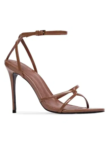 Black Suede Studio Women's Miley 100MM Patent Sandals - Mousse Patent Leather - Size 12 | Thumbnail 2 Black Suede Studio Women's Miley 100MM Patent Sandals - Mousse Patent Leather - Size 12 | Thumbnail 2