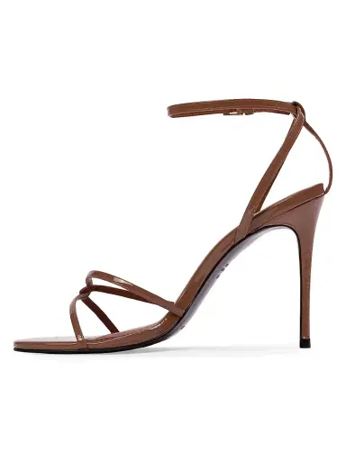 Black Suede Studio Women's Miley 100MM Patent Sandals - Mousse Patent Leather - Size 12 | Thumbnail 4 Black Suede Studio Women's Miley 100MM Patent Sandals - Mousse Patent Leather - Size 12 | Thumbnail 4