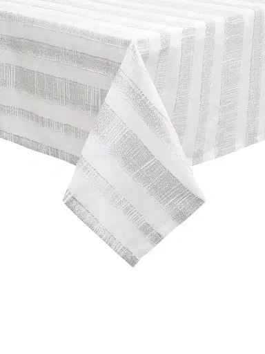 Mode Living Seville Silver Foil Tablecloth | Thumbnail 1 Mode Living Seville Silver Foil Tablecloth | Thumbnail 1