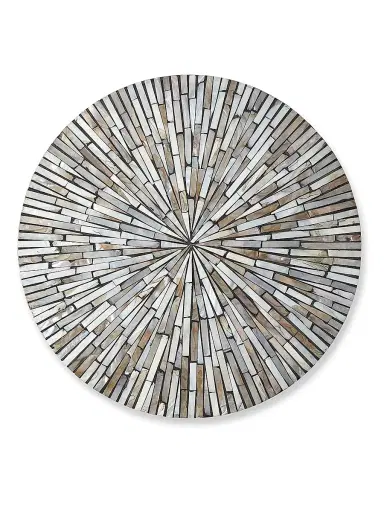 Kim Seybert Tahiti Mother-of-Pearl Round Placemat | Thumbnail 1 Kim Seybert Tahiti Mother-of-Pearl Round Placemat | Thumbnail 1