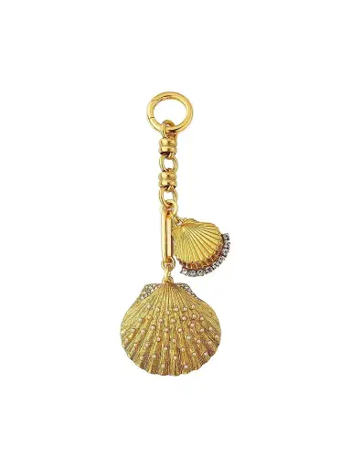 Elizabeth Cole Women's Calico Crystal, Imitation Pearl & 24K-Gold-Plated Bag Charm | Thumbnail 1