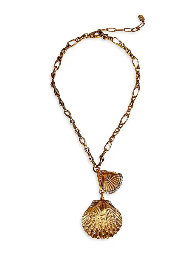 Women's Calico 24K-Gold-Plated, Crystal & Imitation Pearl Charm Necklace - Gold