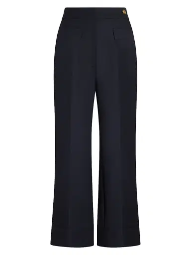Callas Milano Women's Brody Cropped-Cuff Pants - Navy | Thumbnail 1