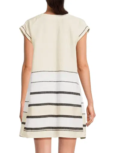 Lemlem Women's Elina Woven Jacquard Caftan Minidress | Thumbnail 5 Lemlem Women's Elina Woven Jacquard Caftan Minidress | Thumbnail 5