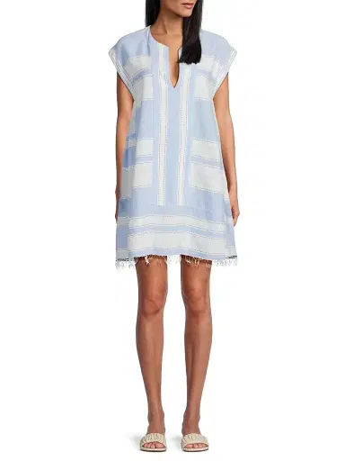 Lemlem Women's Elina Jacquard Caftan | Thumbnail 2 Lemlem Women's Elina Jacquard Caftan | Thumbnail 2