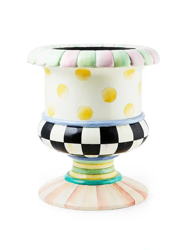 MacKenzie-Childs Rosy Meadow Small Urn