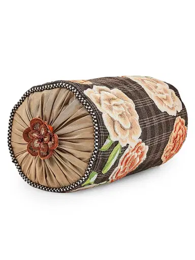 MacKenzie-Childs Field Study Beaded Bolster Pillow | Thumbnail 2 MacKenzie-Childs Field Study Beaded Bolster Pillow | Thumbnail 2