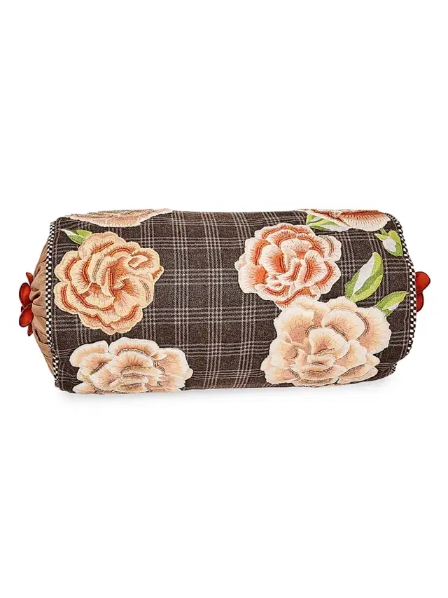 MacKenzie-Childs Field Study Beaded Bolster Pillow