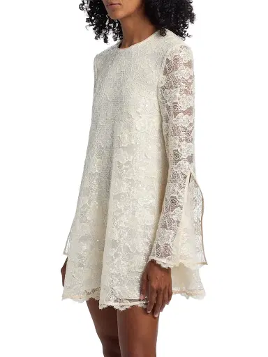 Toccin Women's Gramercy Lace A-Line Minidress - | Thumbnail 4