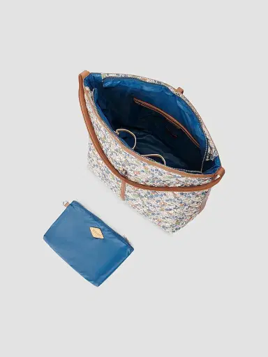 MZ Wallace Women's Astor Floral Quilted Hobo Shoulder Bag | Thumbnail 4 MZ Wallace Women's Astor Floral Quilted Hobo Shoulder Bag | Thumbnail 4