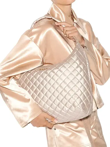 MZ Wallace Women's Large Metro Quilted Nylon Shoulder Bag | Thumbnail 2