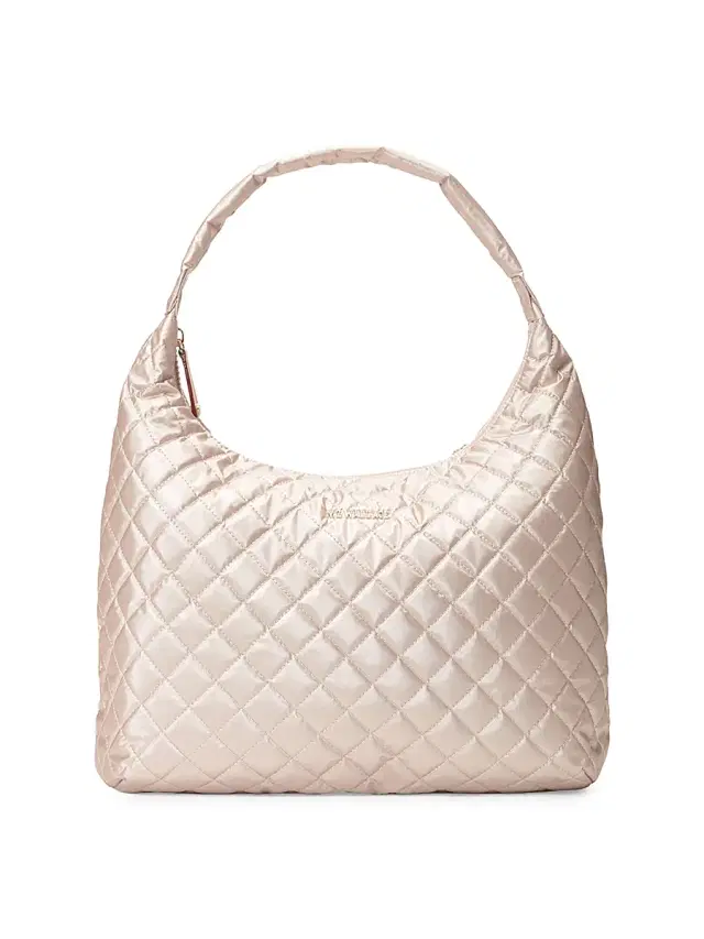 MZ Wallace Women's Large Metro Quilted Nylon Shoulder Bag