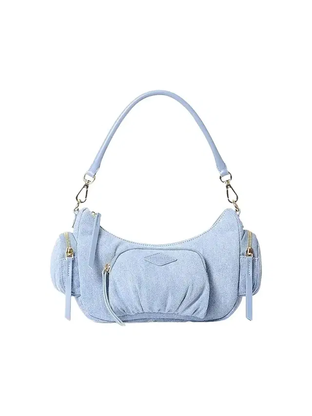MZ Wallace Women's  Chelsea Denim Shoulder Bag - Blue