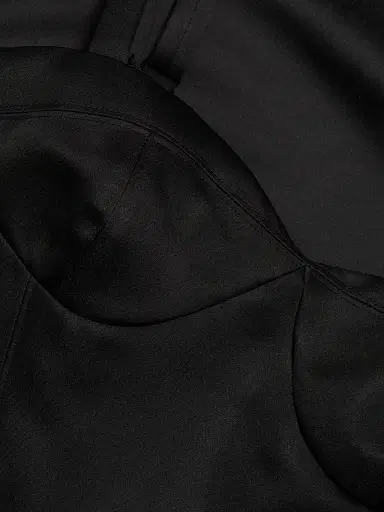 Toccin Women's Solene Bustier Sculpted Midi-Dress - Jet | Thumbnail 7