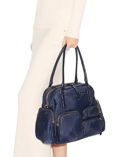 MZ Wallace Women's Chelsea Zip-Pouch Shoulder Bag - Navy | Thumbnail 2 MZ Wallace Women's Chelsea Zip-Pouch Shoulder Bag - Navy | Thumbnail 2