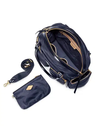 MZ Wallace Women's Chelsea Zip-Pouch Shoulder Bag - Navy | Thumbnail 4 MZ Wallace Women's Chelsea Zip-Pouch Shoulder Bag - Navy | Thumbnail 4