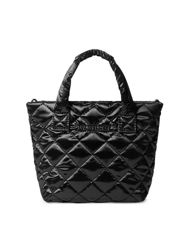 MZ Wallace Women's Petite Metro Deluxe Quilted Crossbody Bag - Black | Thumbnail 1 MZ Wallace Women's Petite Metro Deluxe Quilted Crossbody Bag - Black | Thumbnail 1