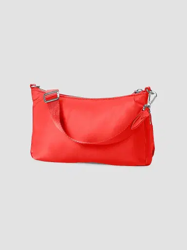 MZ Wallace Women's Petite Chelsea Zip-Pocket Shoulder Bag - Cherry | Thumbnail 5