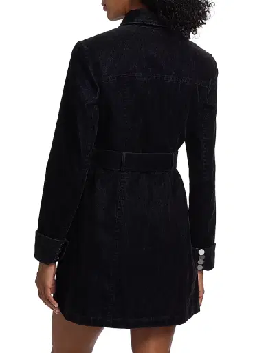 Toccin Women's Mercer Denim Shirt Minidress - Jet | Thumbnail 5