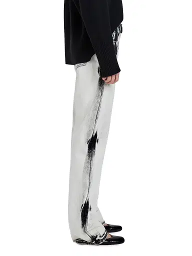 Proenza Schouler Women's Ryman Acid-Wash Straight-Leg Jeans | Thumbnail 3