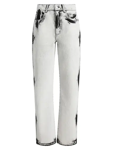 Proenza Schouler Women's Ryman Acid-Wash Straight-Leg Jeans | Thumbnail 1