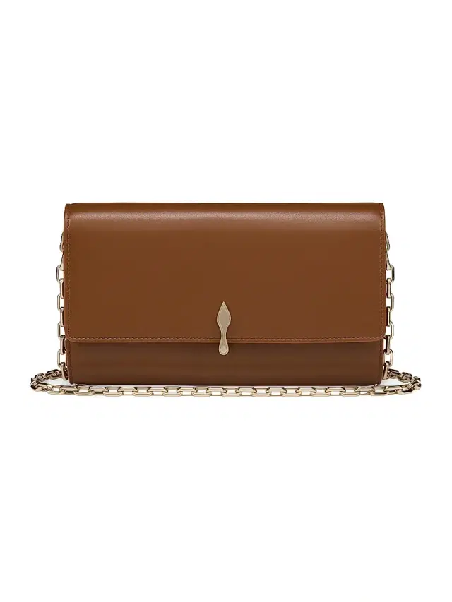Christian Louboutin Women's Bettina Chain Wallet - Cuoio