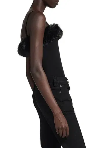 Balenciaga Women's Strap Top - Black - Size XL | Thumbnail 4