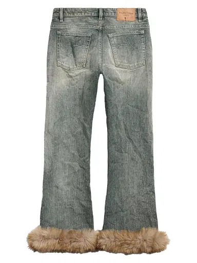 Balenciaga Women's Flared Capri Pants - Light Blue - Size 28 | Thumbnail 2