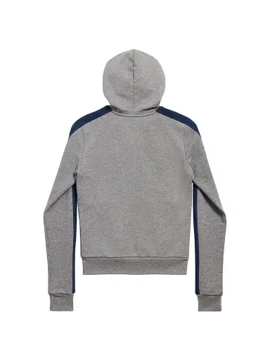Balenciaga Women's Lion Zip-Up Hoodie - Dark Heather Grey | Thumbnail 2