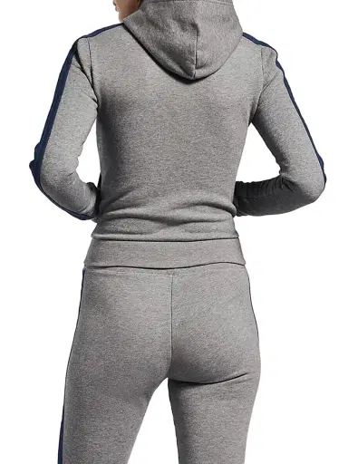 Balenciaga Women's Lion Zip-Up Hoodie - Dark Heather Grey | Thumbnail 5