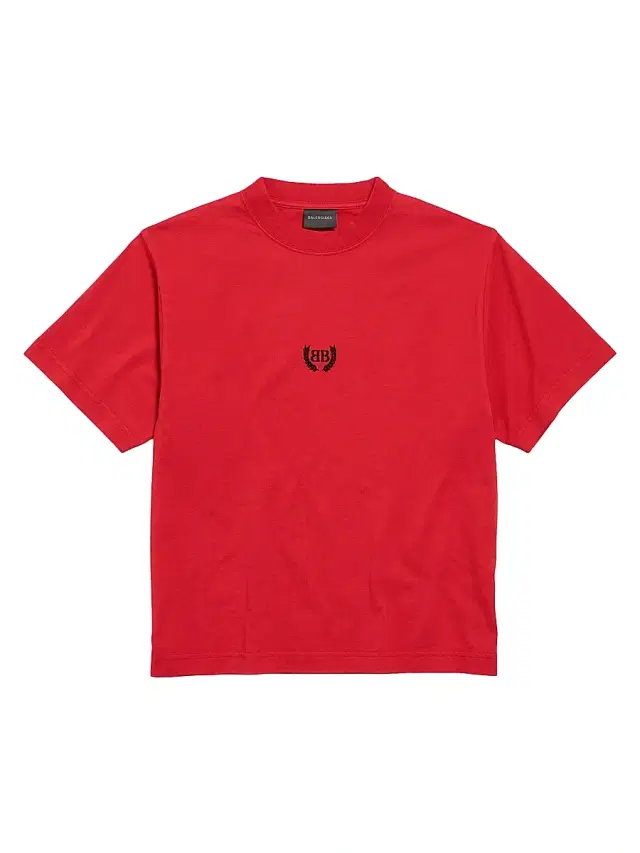 Balenciaga Women's Laurel Classic T-Shirt Medium Fit - Red Black
