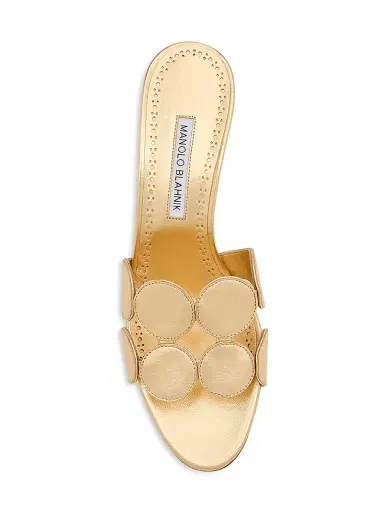 Manolo Blahnik Women's Haribalmu 50MM Leather Sandals | Thumbnail 5 Manolo Blahnik Women's Haribalmu 50MM Leather Sandals | Thumbnail 5